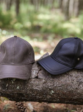 美国品牌Stetson 荔枝纹牛皮帽子休闲青年圆顶秋季棒球帽男款现货