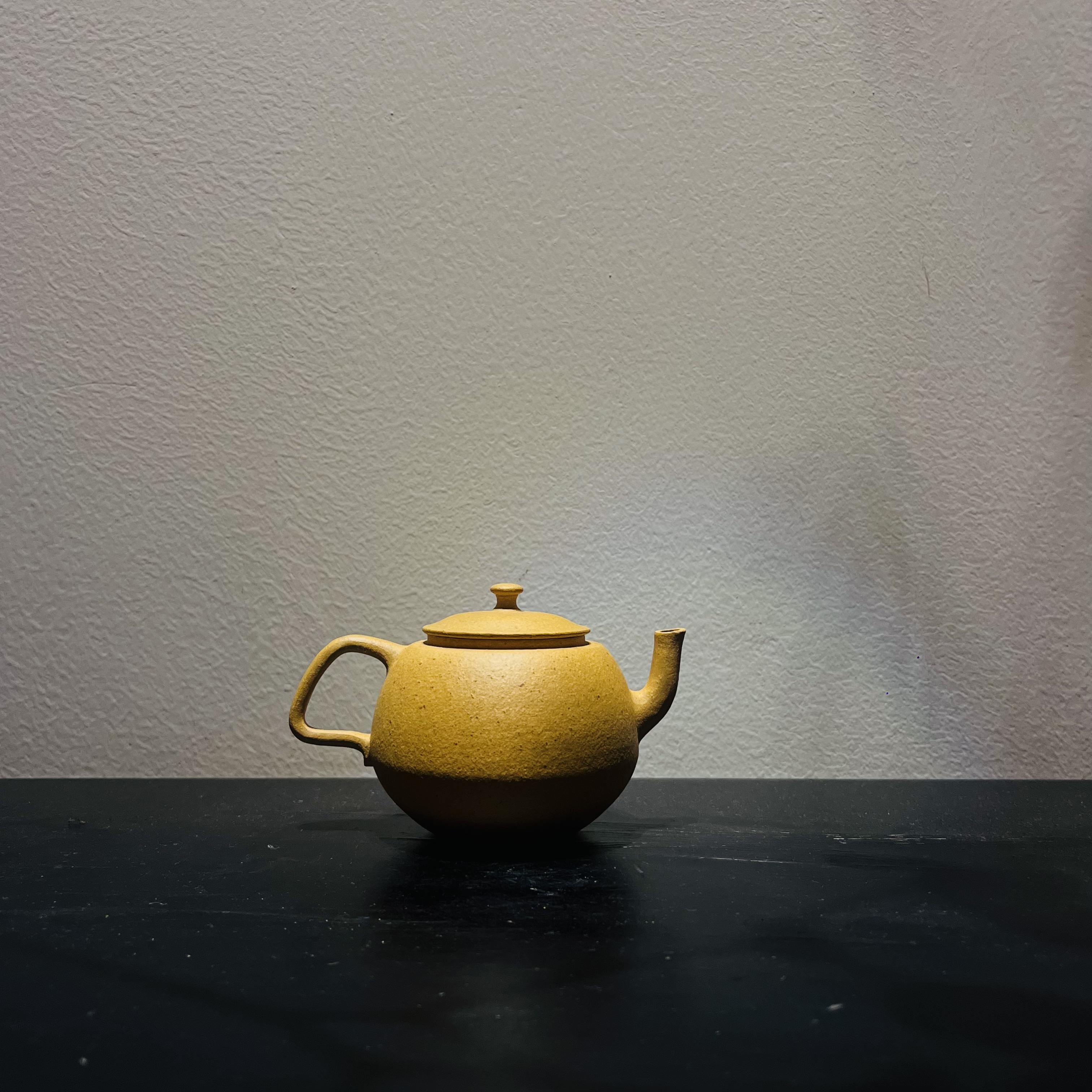 秋莲壶·黄金段泥 三孔陈继湘摹古孟臣壶文人工夫茶器当代孟臣