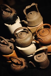 高工林于凯砂铫系列·高端雕塑器 潮州手拉壶文人工夫茶器