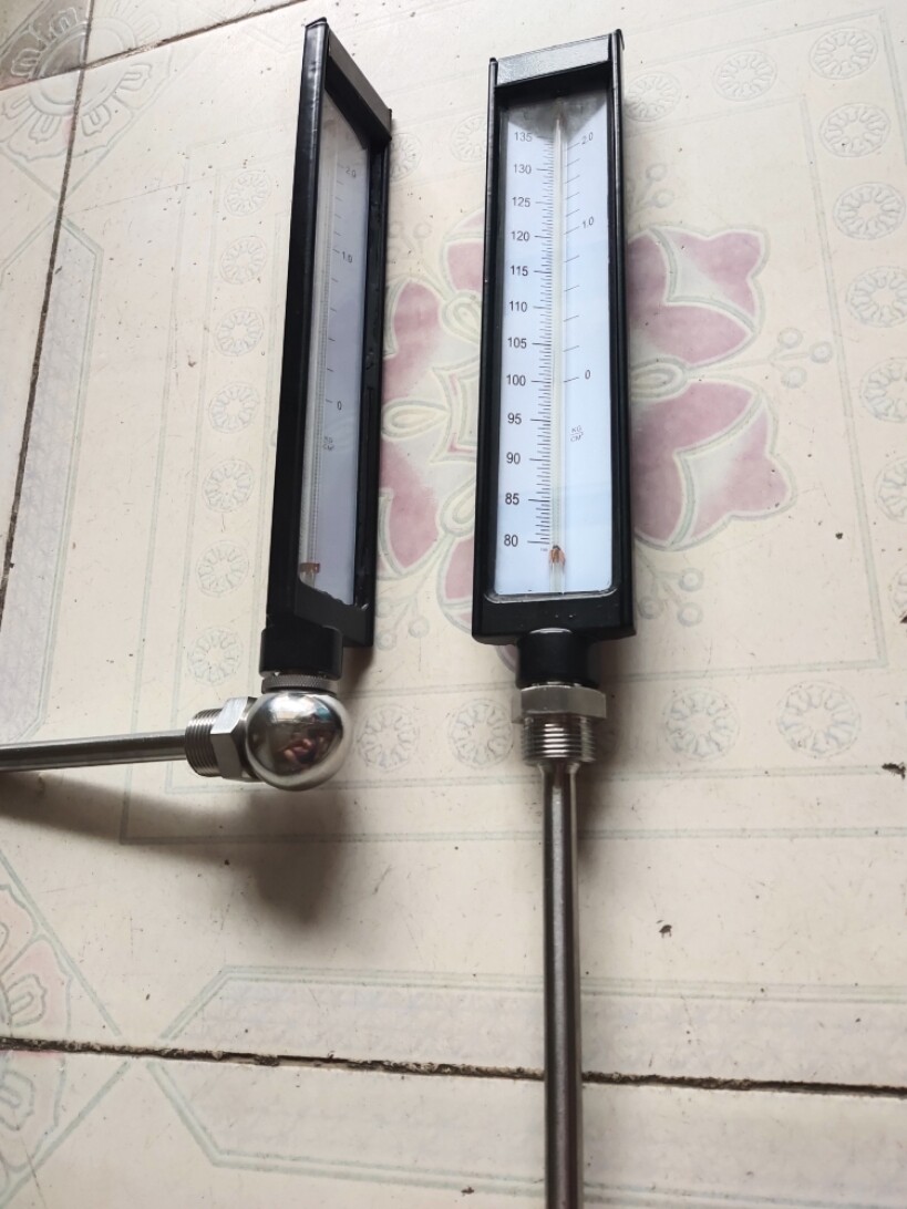 FDA型号高压杀菌锅水银温度计不锈钢金属套80-135度50-140度