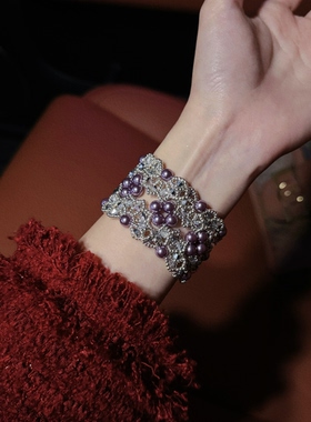 SL175•法式复古重工串珠手镯串珠手链（材料包&成品）