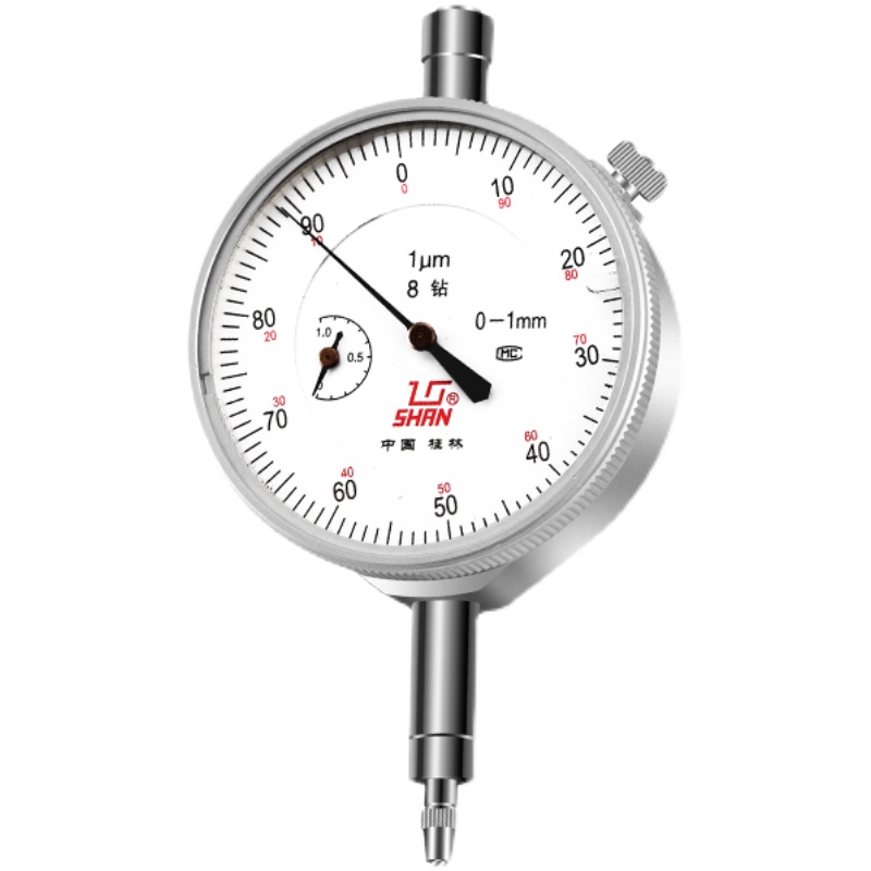 桂林百分表0-10MM表盘百分表 数显高精度千分指示表头高度规u.