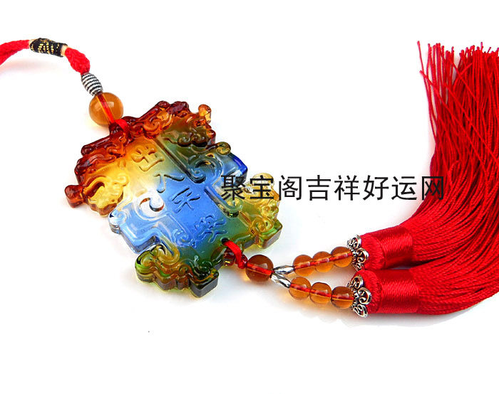 2026年出入平安琉璃车挂十二生肖吉祥物