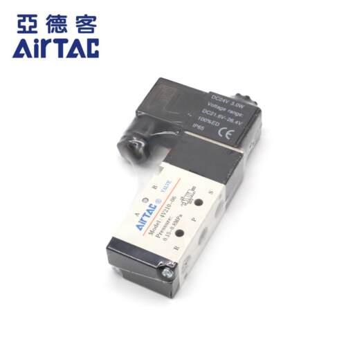 AirTAC原装亚德客 二位五通 电磁阀 4V210-06 4V21006B 4V21006A