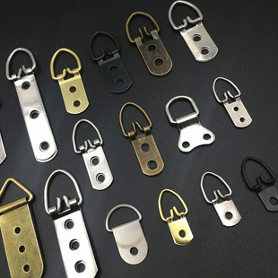 无痕钉挂画挂钩 画框镜框五金钉子配件 装饰画广告牌吊环三角挂钩