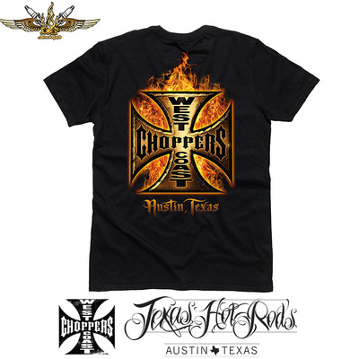 哈雷美国短袖机车火焰硬汉夏季男