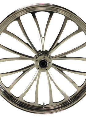 黑金定制 哈雷改装轮毂 匪帮 bagger chopper改装cnc一体切削