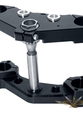 哈雷改装bagger 路王 滑翔 23英寸前轮毂专用6度前叉支架49mm HHI