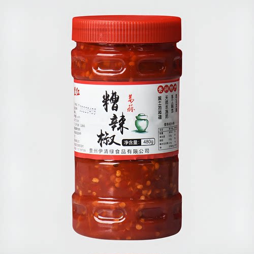 山里红塑料瓶装贵州特产糟辣椒