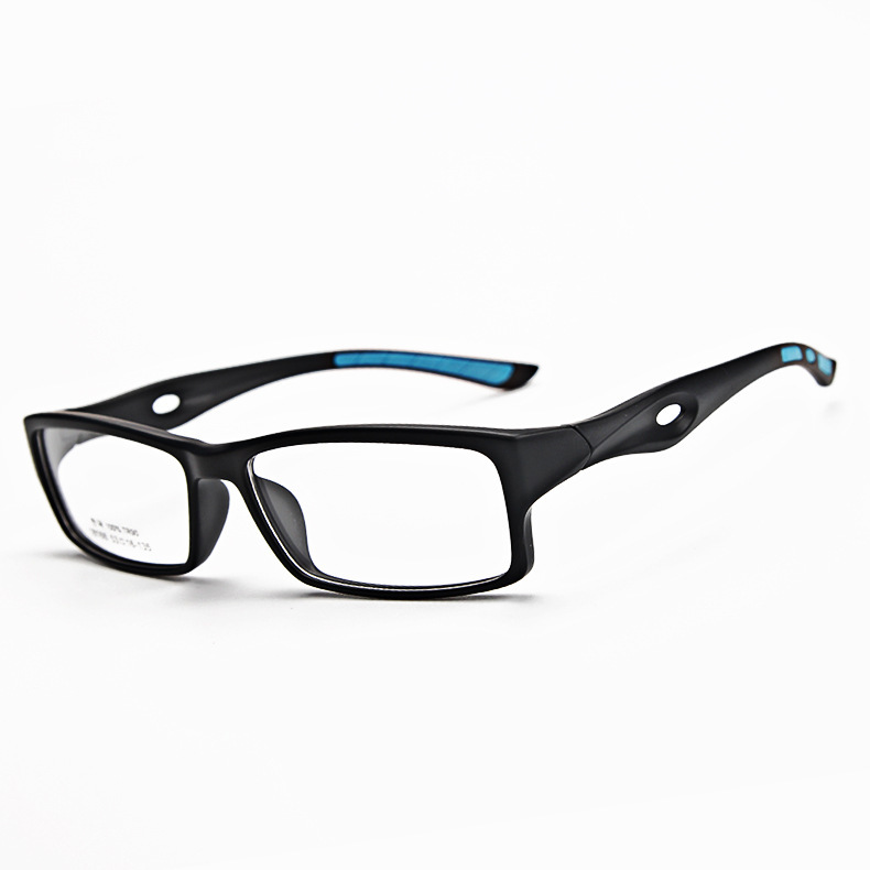 光学运动款眼镜框打篮球超轻TR90个性全框架防滑黑配近视眼镜男潮