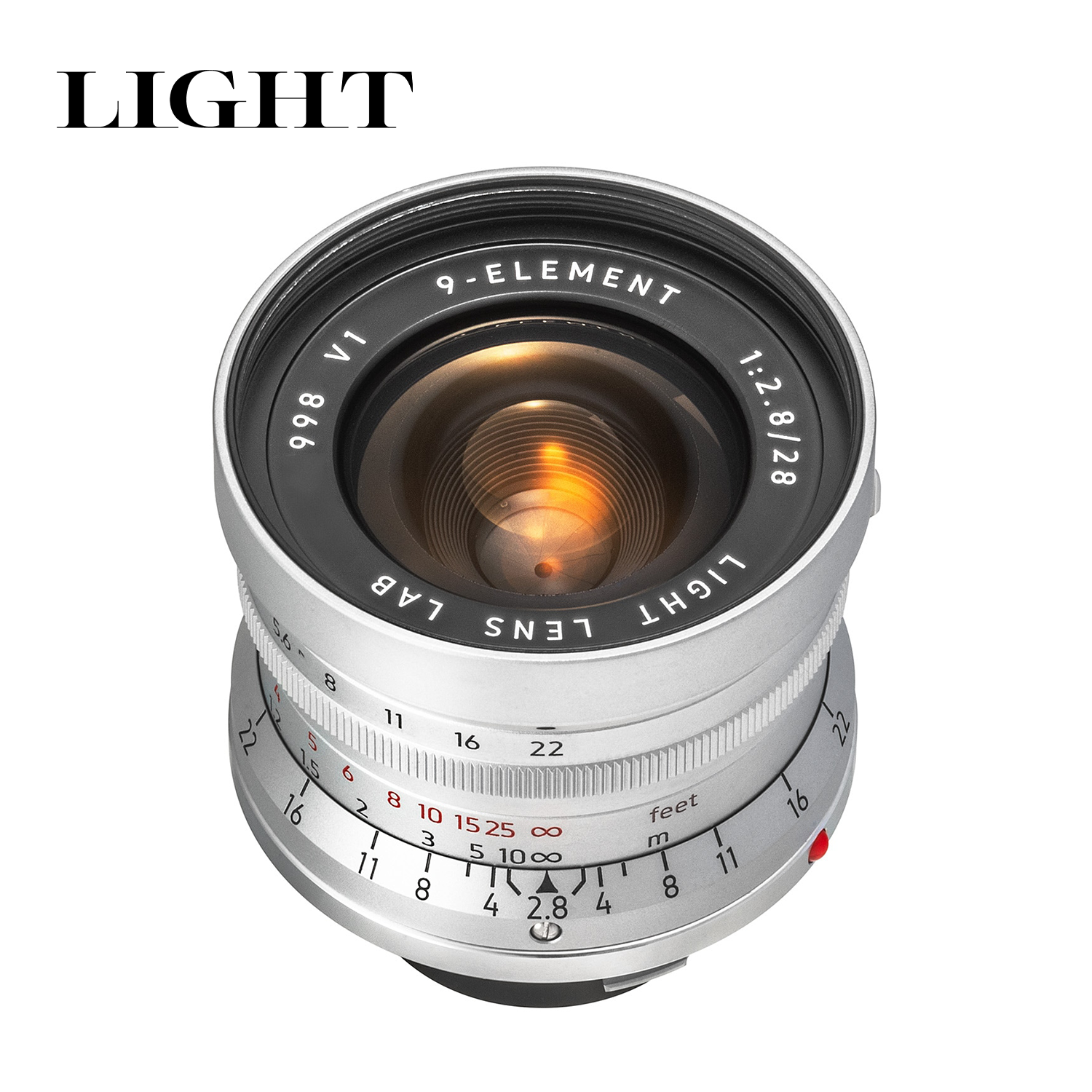 Light Lens Lab周九枚M28mmF2.8M口镜头适用于徕卡M3M6M10PM11