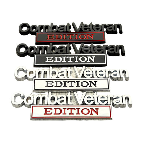 汽车改装标CombatVeteran金属车