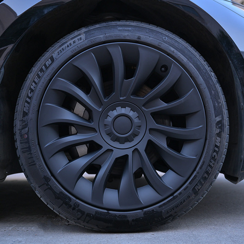 适用于特斯拉Model3焕新款轮毂盖保护圈18寸改装旋风全包边罩版换