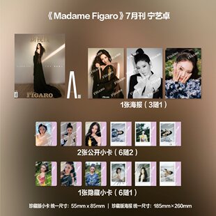 ABC套装 宁艺卓封面 期刊杂志 Figaro杂志2025年7月刊 Madame