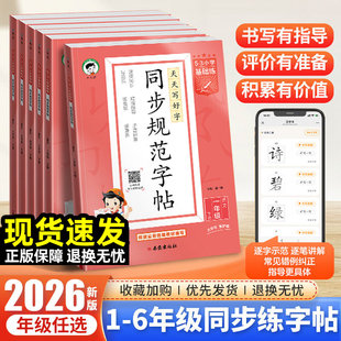 2026小二郎53基础练小学语文同步规范字帖人教版一年级二年级三年级四五六年级下册教材课本练习生字写字练字帖每日一练控笔训练册
