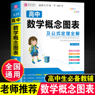 2024年高中生数学概念图表及公式 定律全解高一高二高三新高考数学总复习资料辅导书人教版 必刷题知识清单大全题型全归纳知识点总结