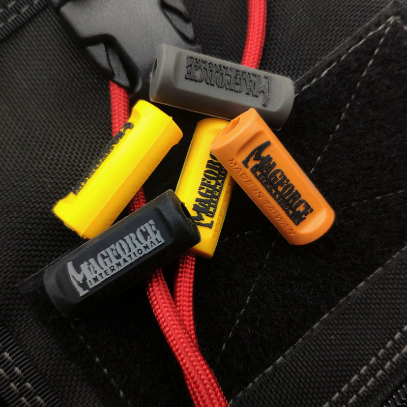 새로운 TAIMA MAGFORCE 배낭 액세서리 MP9006 지퍼 슬리브 PARACORD EDC 매는 밧줄 펜던트 칼 펜던트 장식