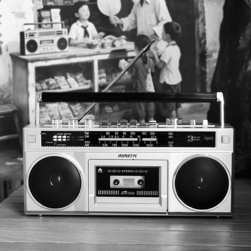 立体声双声道磁带机卡带机收音机收录机卡座充电复古怀旧录音机