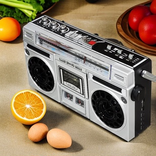 立体声双声道磁带机卡带机录音机收录机收音机蓝牙音箱插卡全新