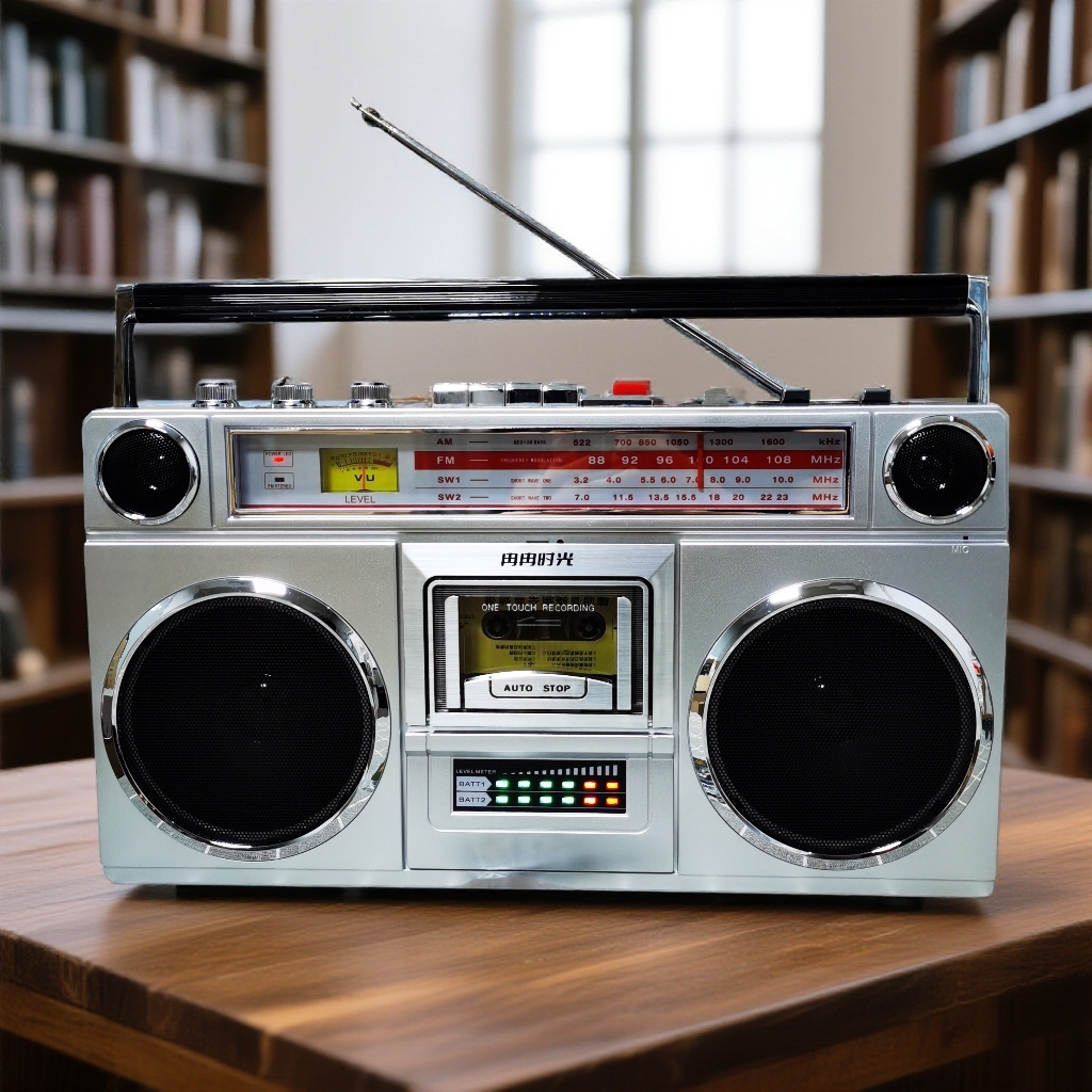 大功率4个喇叭双声道立体声收录机录音机磁带机卡带机收音机