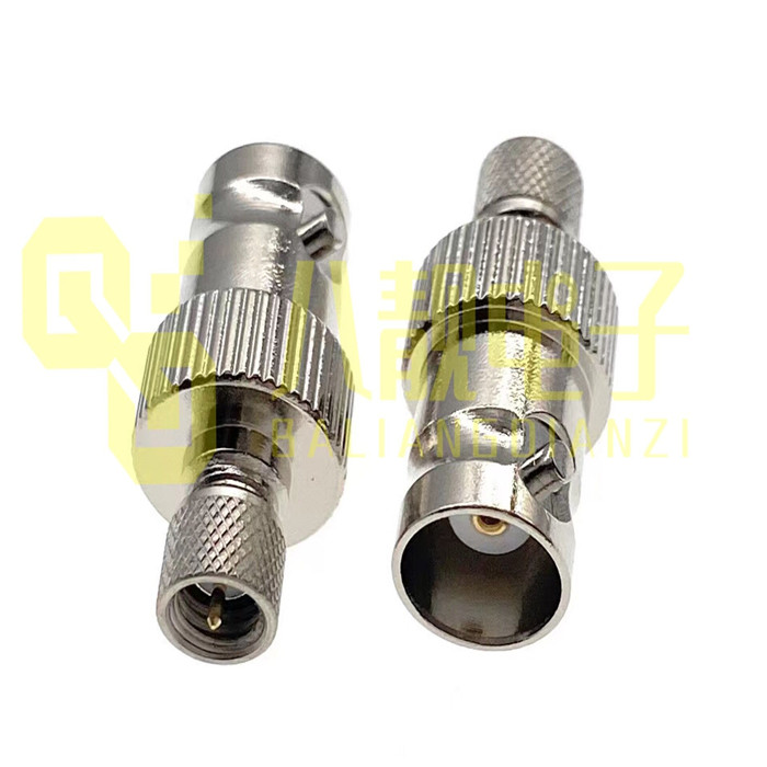 八靓RF射频连接器M5公转BNC母头