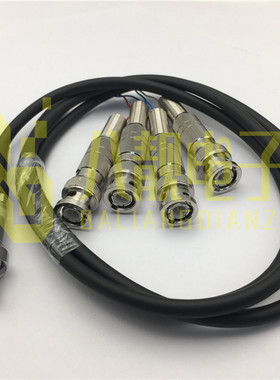 雷默FVN 1S 4芯插头转4个BNC公 leimo FFA一分四吉时利设备测试线