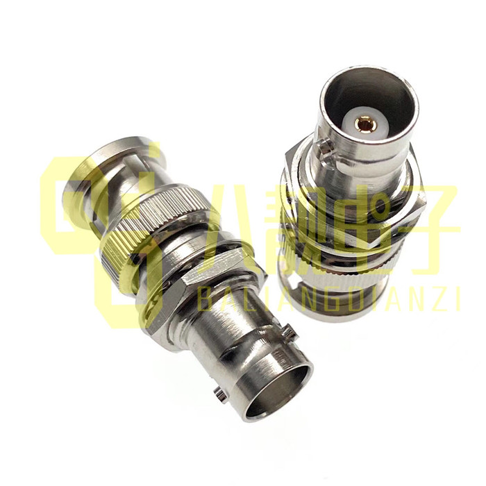 八靓射频BNC公转母穿墙面板安装