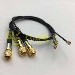 JK连接线M5公头转IPEX母座L5 UF.L同轴信号线 IPX RF1.13射频线M5
