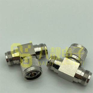 精诚AP频谱仪信号转换头N-KJK一公两母三通头N型一分二射频转接头