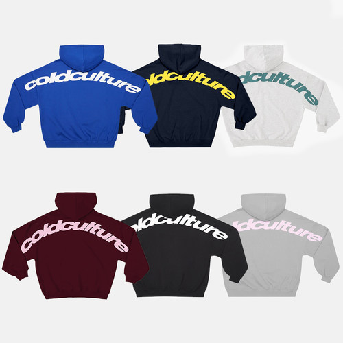26FW 秋冬COLD高品质新款男女同款情侣卫衣全棉毛圈长袖上衣外套