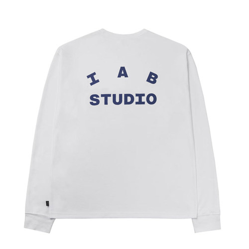 25FW潮牌IAB STUDIO新款秋冬男女同款基础圆领长袖T恤上衣