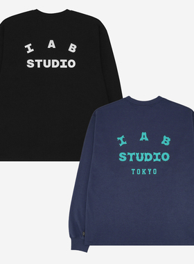 潮牌IAB STUDIO TOKYO日本限定男女同款上衣纯棉长袖圆领T恤