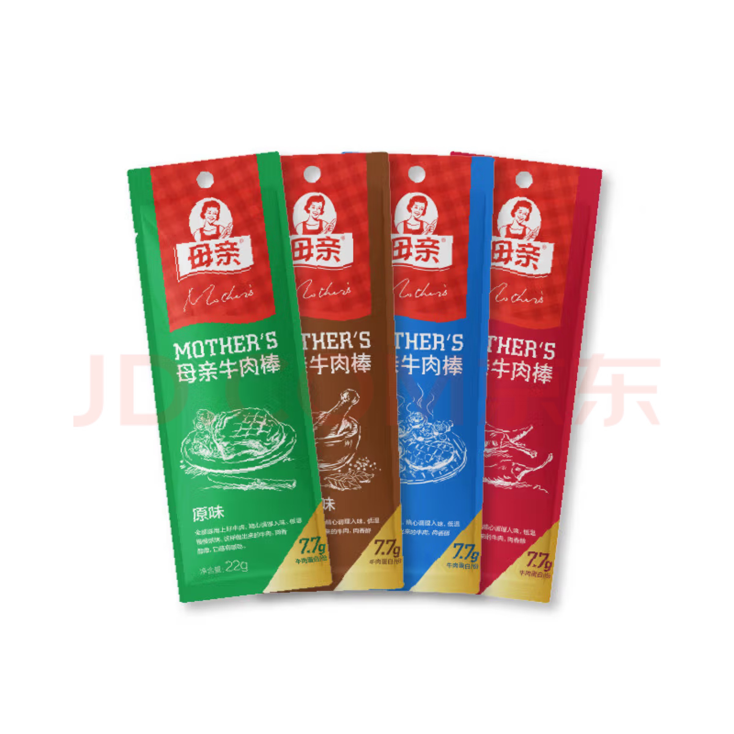 养生堂母亲牛肉棒22g原味牛肉干零食露营小吃休闲食品新鲜日期