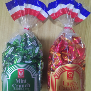 香港采购港版嘉顿利是糖薄荷味什锦糖多口味新年送礼年货袋装结婚