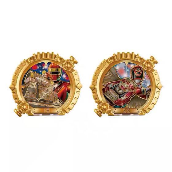 飛翔丸 万代DX头号战队豪兽者 特搜战队隐连者与刑事连者戒指套装