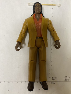 booker T布克t wwe摔角选手手攀爬车摔跤手肌肉人偶玩具手办