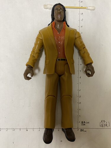 booker T布克t wwe摔角选手手攀爬车摔跤手肌肉人偶玩具手办