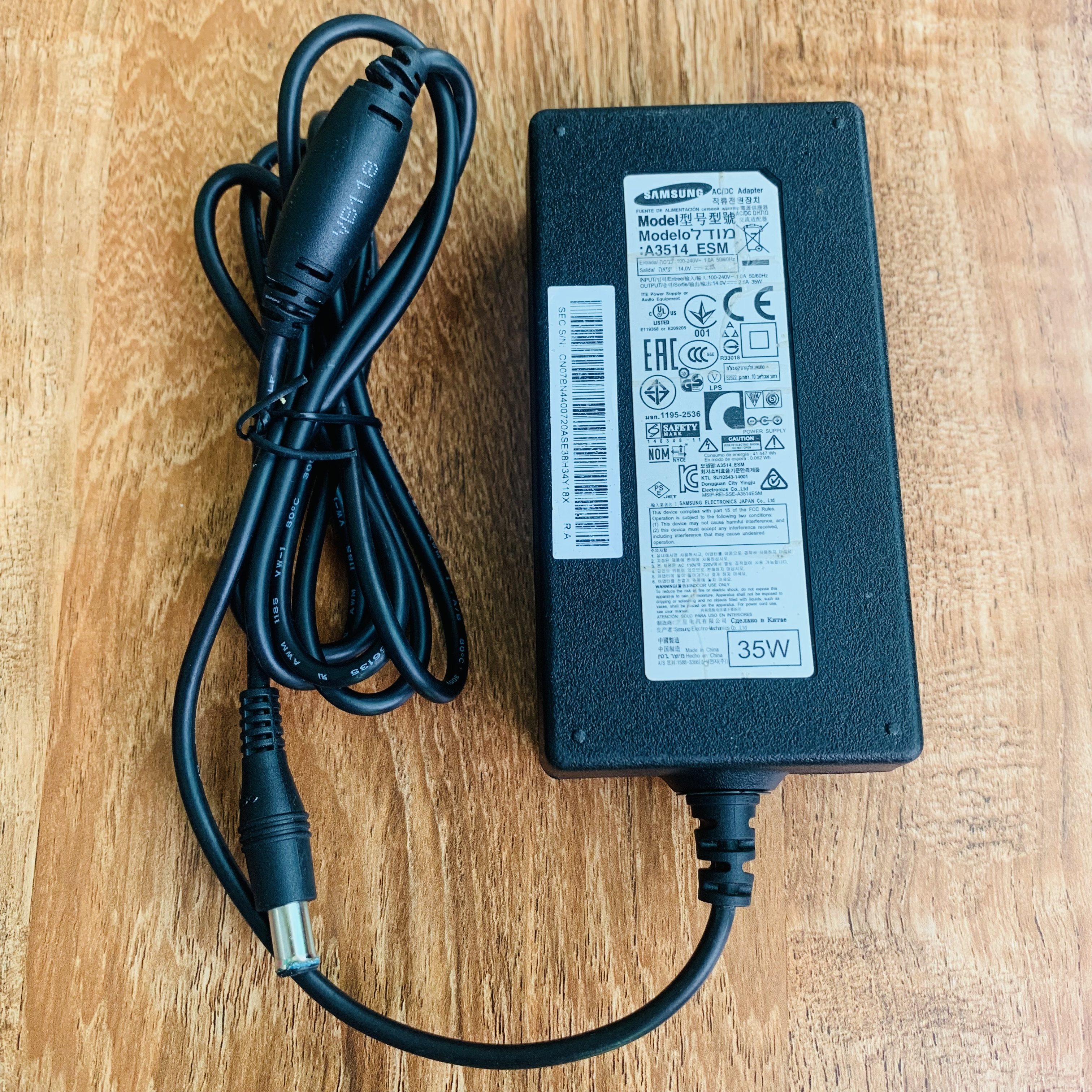 库存原装正品三星14V2.5A液晶显示器35w电脑电源适配器A3514-ESM