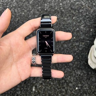 陶瓷折叠扣腕带适用小米手环10pro/9pro手表表带8pro红米watch6/5