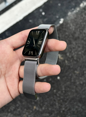 米兰尼斯磁吸腕带适用小米手环9pro手表表带8pro红米watch5/4金属