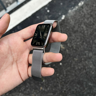 米兰尼斯磁吸腕带适用小米手环9pro手表表带8pro红米watch5 4金属