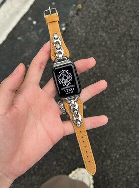 麂皮巴恩西海岸腕带适用小米10pro/9pro手表表带红米watch6/5男女