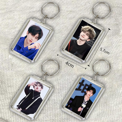 蔡徐坤亚克力钥匙扣双面吊坠挂牌书包挂牌挂链行李箱挂件