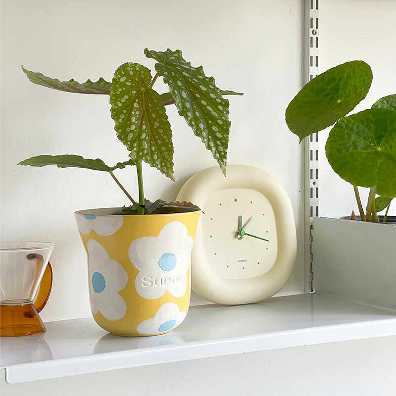 中国花盆陶瓷透气利水创意