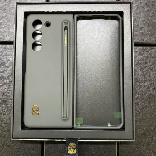 限量优惠券】适用三星W24心系天下Zfold5原装手机壳Spen纤巧笔官方正品防摔简约高档轻奢金标男