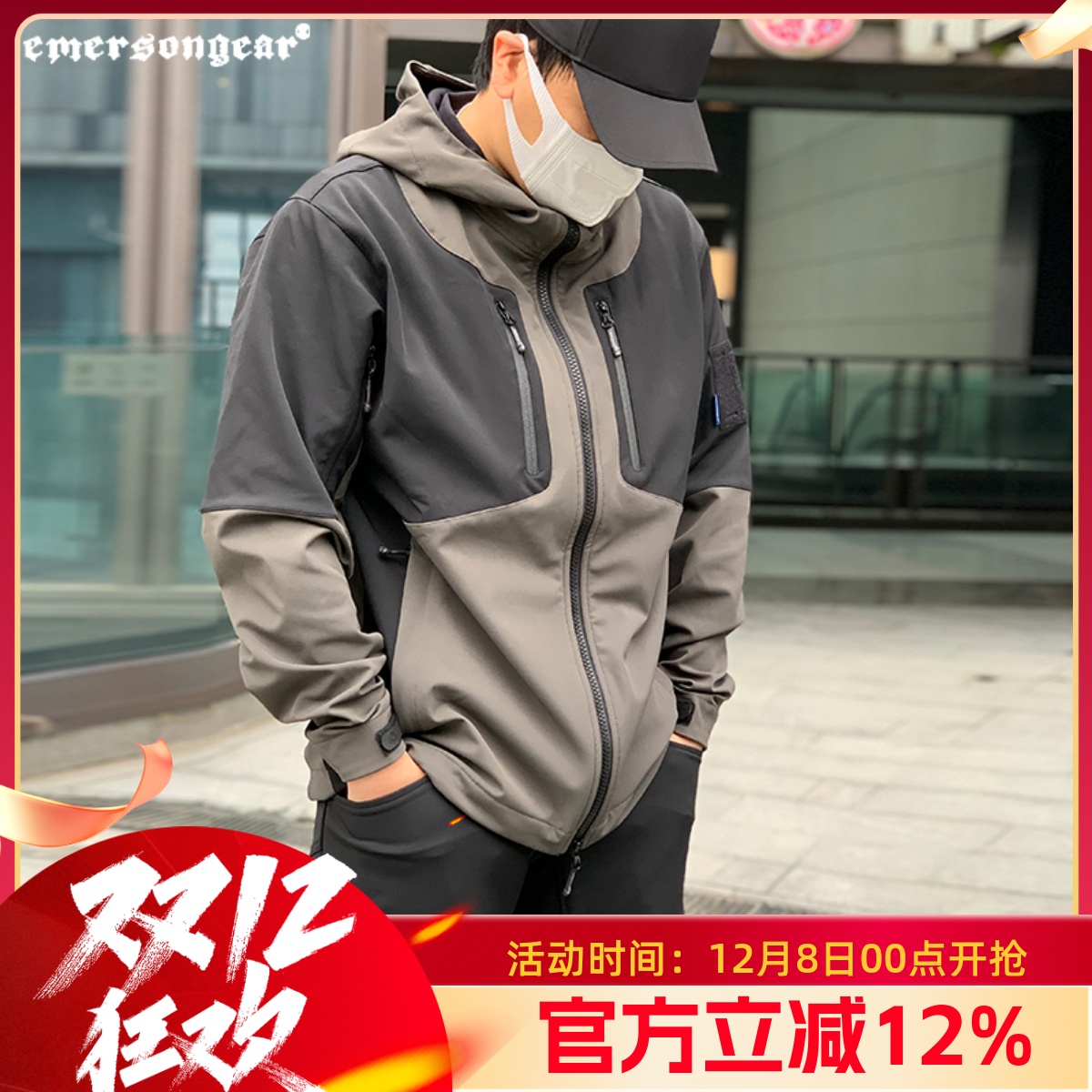 爱默生棘龙徒步防风保暖风衣