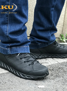 意大利AKU必达战术鞋靴3寸牛皮防水V底户外低帮RAPIDA NBK BK GTX