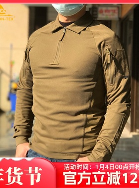 Helikon赫利肯竞技RANGE长袖POLO衫户外快干透气战术上衣T恤