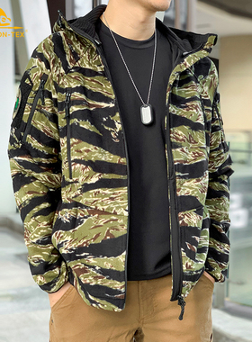 外套男赫利肯爱国者二代保暖卫衣户外抓绒衣摇粒绒战术夹克