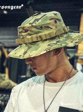 爱默生EmersonGear黄标战术奔尼帽 户外防晒帽遮阳钓鱼渔夫圆边帽